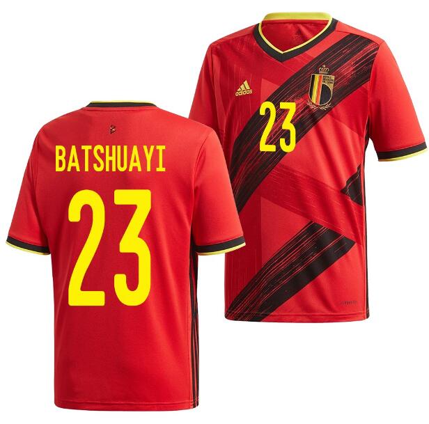 2020 EURO Belgium Home Kit Soccer Jersey Michy Batshuayi #23